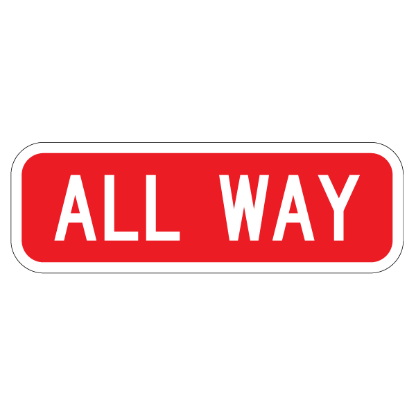 All Way Sign R1-3p