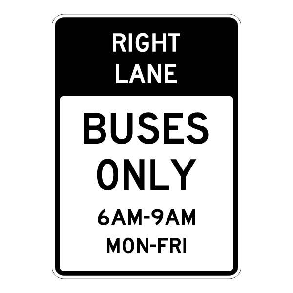 R3-11b hov lane Sign