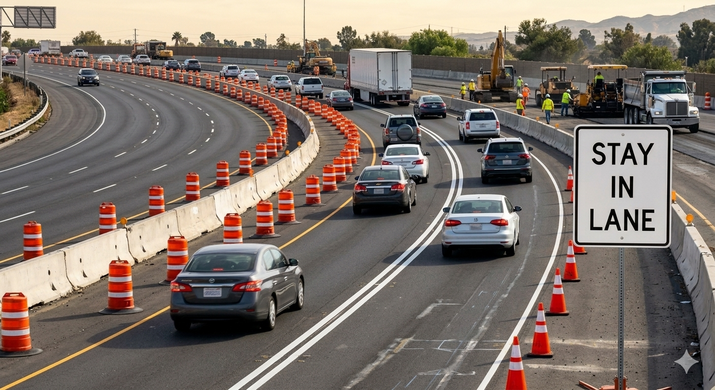 Stay In Lane Sign Meaning